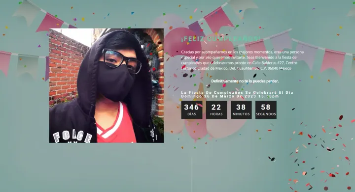 Birthday Date Countdown